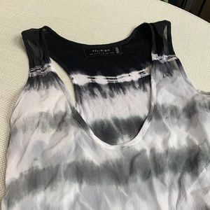 DONATING SOON Religion tie dye tank xs